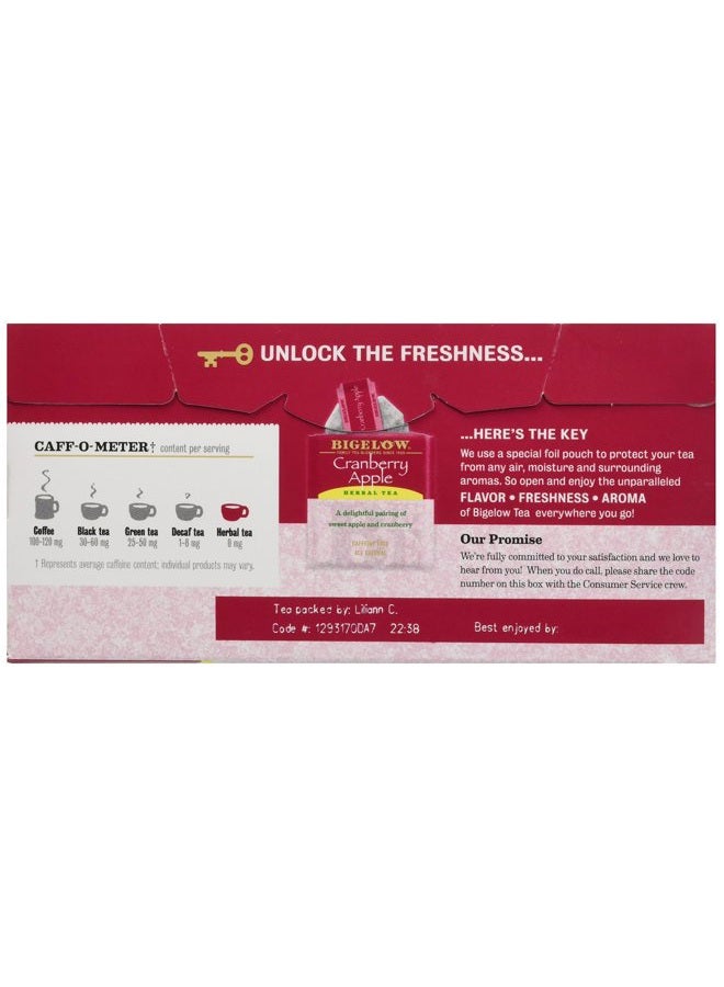 Bigelow Tea Bigelow Cranberry Apple Tea (Box of 28) - Image 3