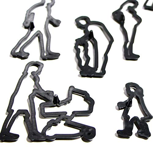 Dycica Family Fondant Cutters, Airlxf 11 PCS Wedding Cookie Cutter Set for Anniversary/Bridal/Engagement Cake Decorating Sugarcraft Cutting Tool (Family Fondant Cutters) - Image 2