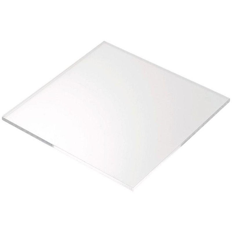 Rasper Clear Transparent Acrylic Sheet for Painting, Unbreakable Drawing Board, Mehndi Art, Sand Art Glass (6x6 Inches, 3MM) - Image 1