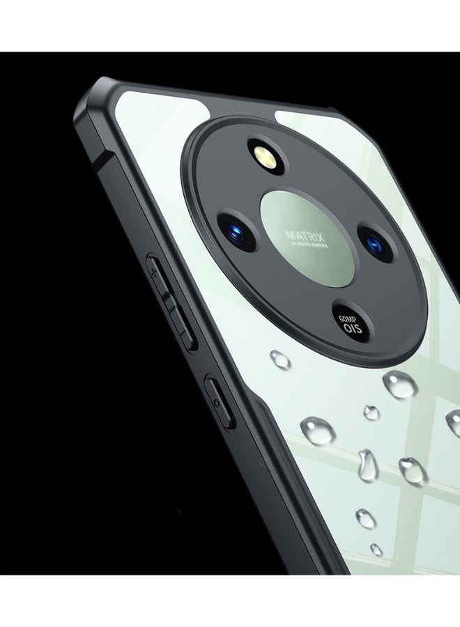 general Cover for Honor X9D , TPU Silicone Edge + Transparent Hard PC Acrylic Back, Shockproof & Anti-Scratch Protective Case for Honor X9D - Image 4