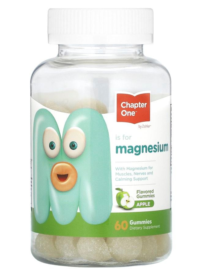 Chapter One Magnesium Gummies Apple 60 Gummies