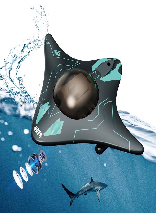 RiskOrb Remote Control Boat with Underwater Camera for Adults/Kids,Pool Toys, RC Boat with Waterproof Camera Toys,Gift for 8+ Year Old Boys Girls Age 8-12 - Image 1