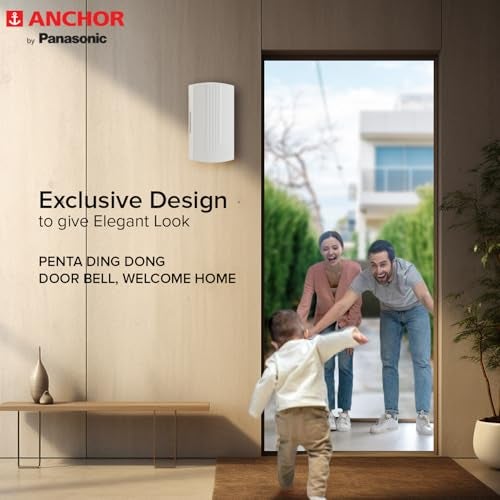 Anchor by Panasonic Penta Ding Dong Doorbell | Calling Bell for Home | Door Bell for Office, School (38921) - Image 3