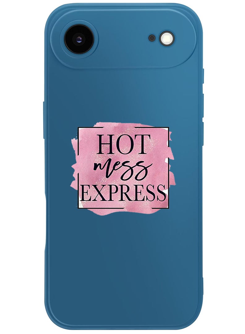 Theodor Protective Slim Fit Case Liquid Silicone Cover with Full Body Protection Anti-Scratch Shockproof Case For Apple iPhone 17 Air (Blue) Hot mess express - Image 1