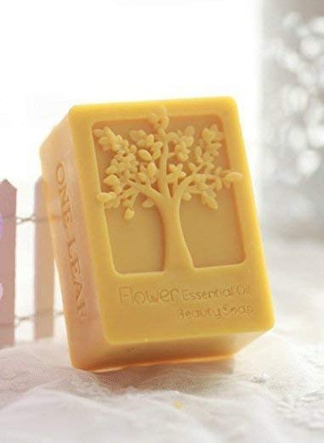 Vedini™ 4 Cavity Tree Soap Silicone Mold Cake Baking DIY Mold Home easy to clean cheese silicone mold Fondant Chocolate Resin Clay Candle Baking (Output Weight : 120-135 Grams) (Pack Of 1) - Image 4
