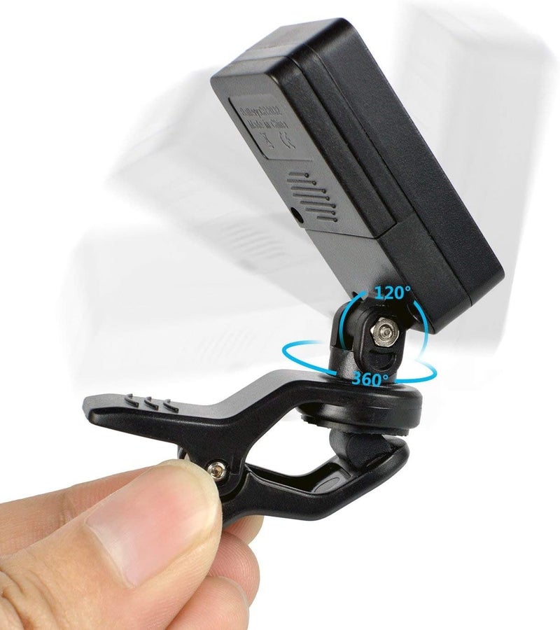 Joyo Guitar Tuner Mini Digital LCD Clip-On Tuner for Guitar Bass Violin Ukulele Musical Instrument - Image 3