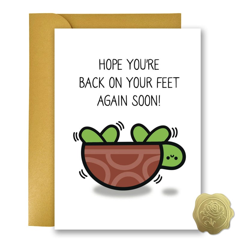 Lumoaster Funny Get Well Cards - Get Well Soon Card - After Surgery Recovery Gifts for Women Men - Feel Better Gifts for Him Her Friends B - Image 5