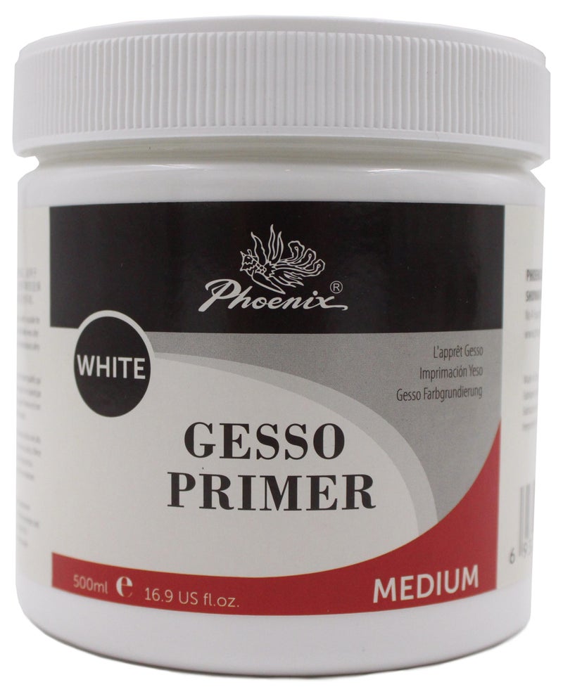طلاء برايمر جيسو عالمي أبيض 500مل