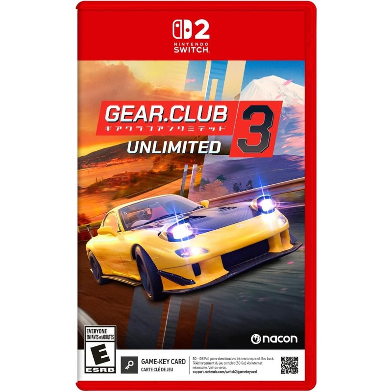 Gear Club Unlimited 3 - Nintendo Switch 2 Game Key Card Digital Download Code Instant Activation For Nintendo Switch Console Official Licensed Product - Image 1