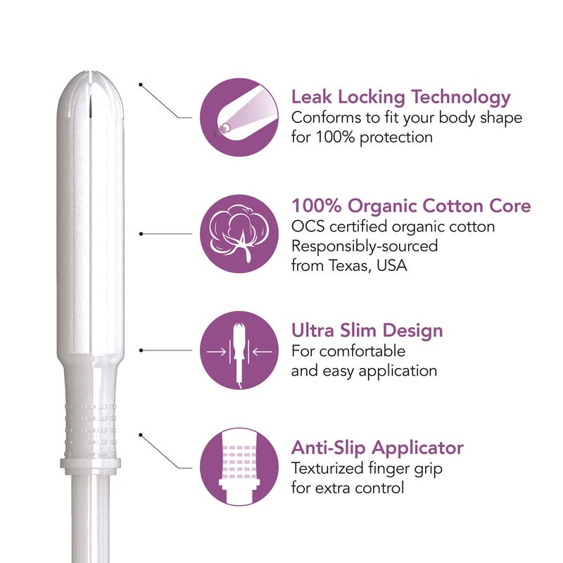 Rael Tampons Made with Organic Cotton Super - Image 2