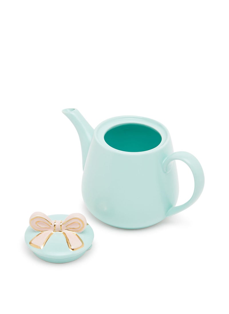Simply Kitchen Pink Bow Teapot  - Image 3