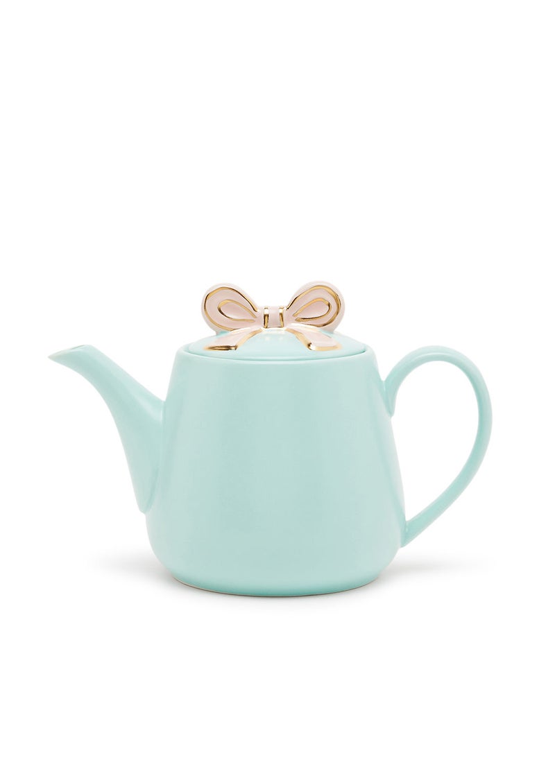 Simply Kitchen Pink Bow Teapot  - Image 1