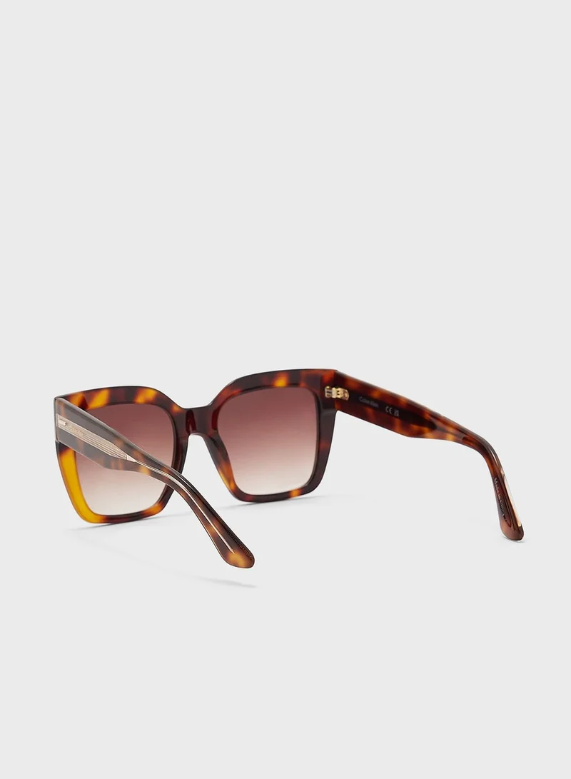 CALVIN KLEIN Modified Rectangle Sunglasses