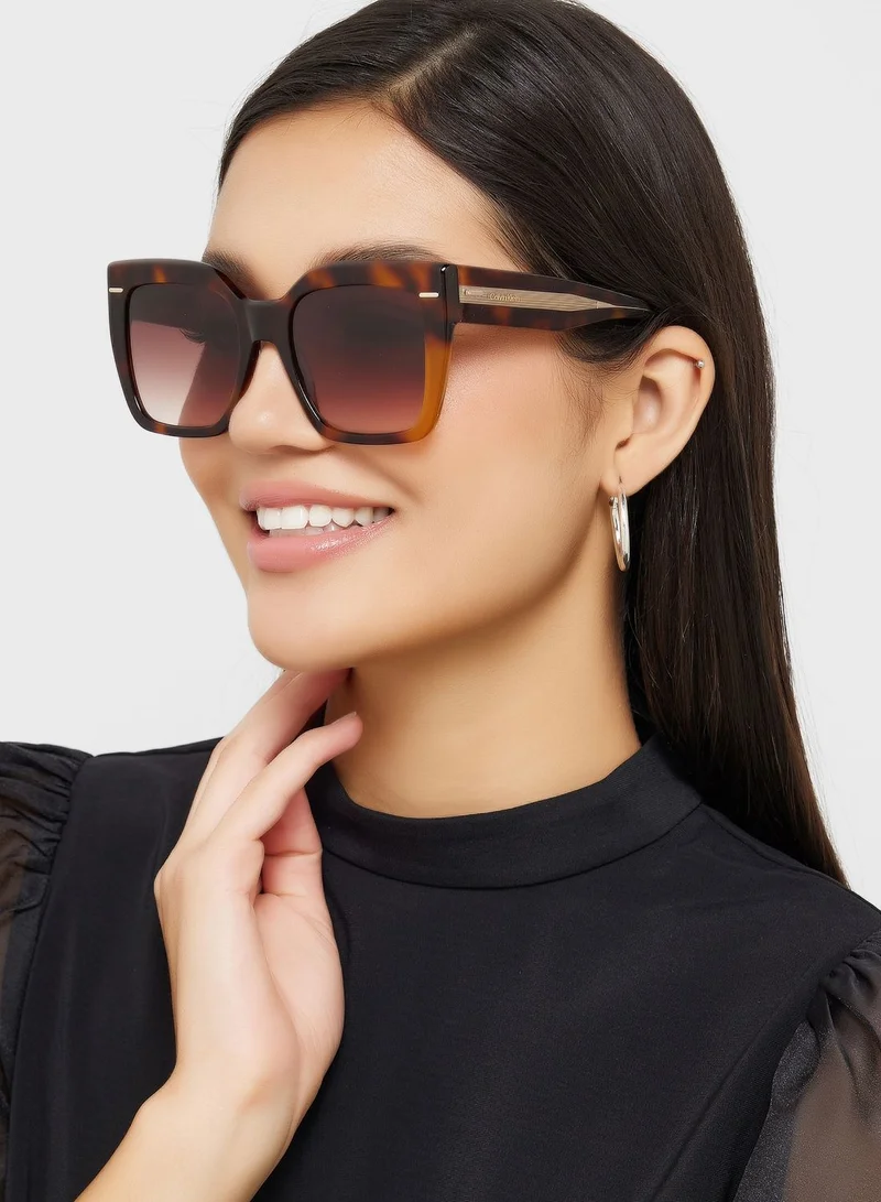 CALVIN KLEIN Modified Rectangle Sunglasses