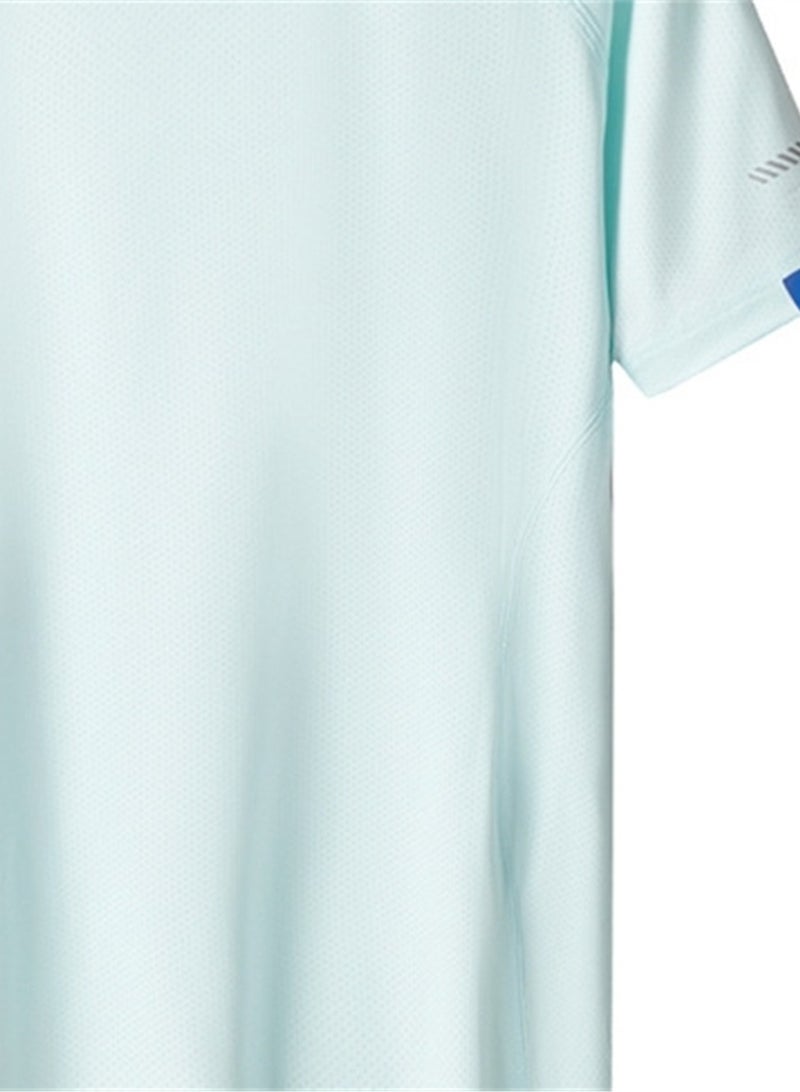 Summer quick-drying short-sleeved T-shirt men's sports t-shirt outdoor large size stretch short-sleeved quick-drying T-shirt - Image 3