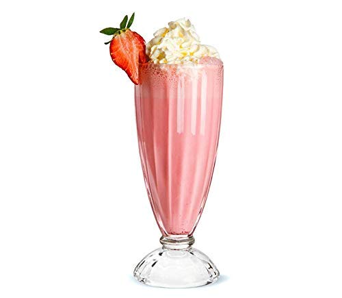 Twara Enterprises Set of 6 400ml Dessert Glasses Ideal for Falooda Milkshakes Smoothies Sundaes Ice Cream and Juice  - Image 3