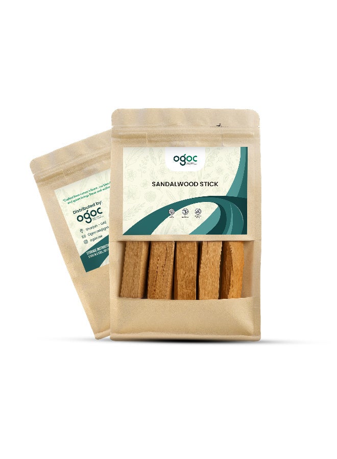 OGOC Sandalwood Stick Chandan Wood Stick Natural Sandalwood Bark Aromatic Wood Spice Traditional Use Flavoring Infusion Cooking - Image 5