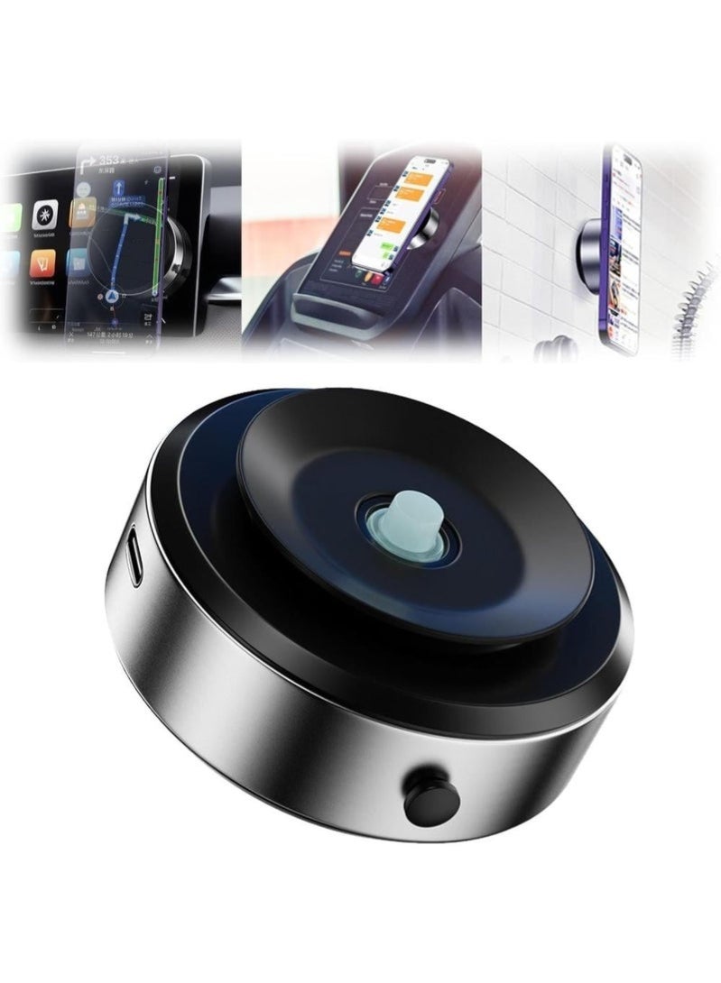 PRASONX Magnetic suction phone holder with 15W wireless charging support and double-sided magnetic phone stand - Image 5