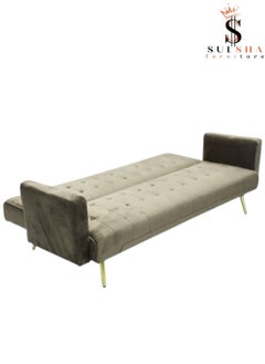 سلشا الحديثة مكتب النسيج الكتان مثل أريكة قطيفة كرسي Loveseat مربع درابزين أريكة سرير فندق طقم أريكة للترفيه الأريكة اللون البني  - Image 2