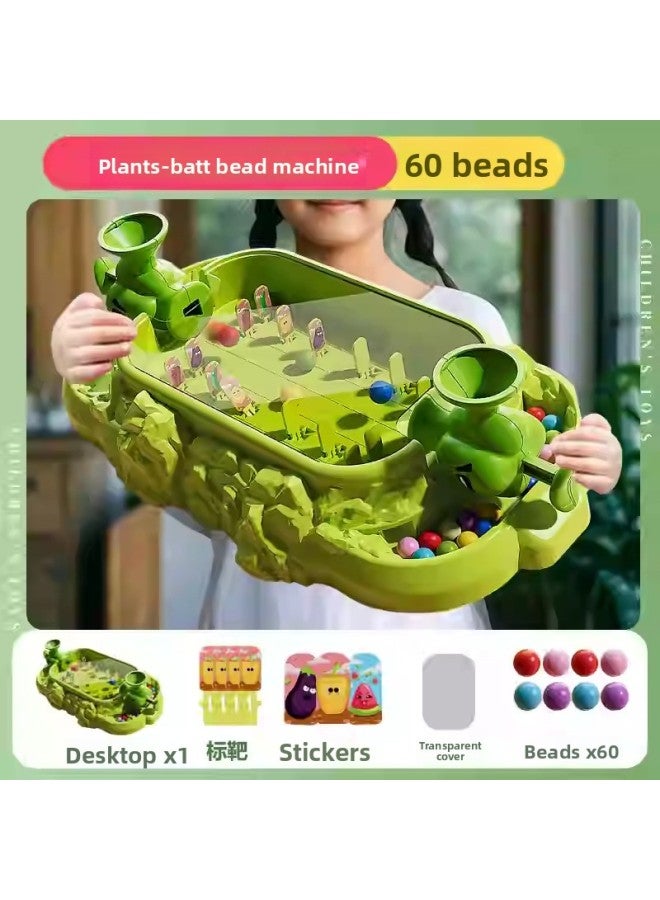 آلة البينبول النباتية، آلة لعبة المعركة المزدوجة، سطح مكتب تعليمي تفاعلي بين الوالدين والطفل، لعبة أطفال، هدية تسجيل في المؤسسة