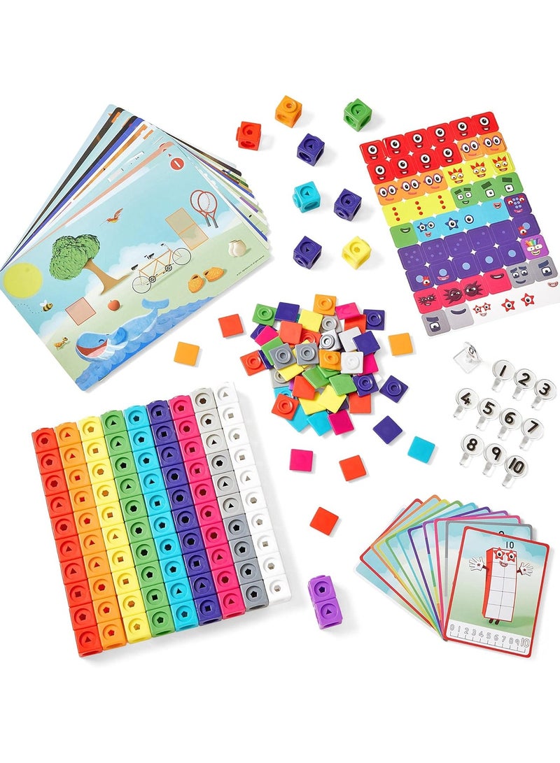 Learning Cubes Numberblocks 1-10 Activity Set & Numberblocks Wipe Clean (Numbers 1-5)  - Image 2