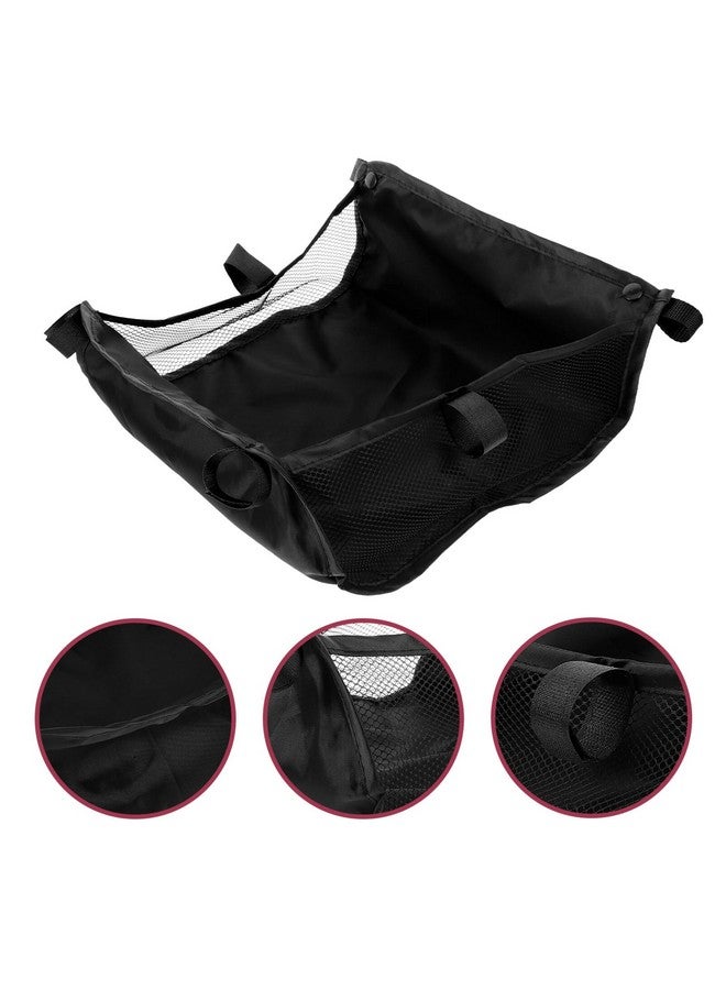 هيموتون سلة تخزين عربة الأطفال من هيموتون، منظم عربة الأطفال، حقيبة شبكية أسفل السلة، 30×30×10 سم - Image 2