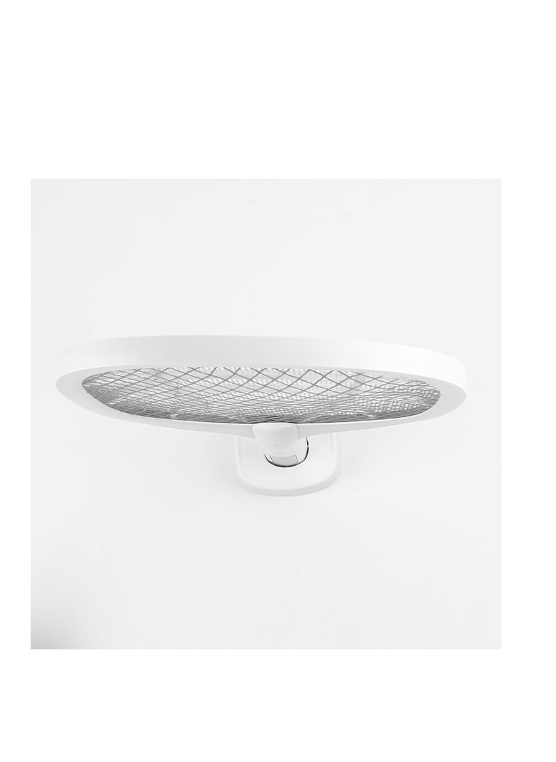 Generic - Electric Fly Swatter, 3500V USB Rechargeable Fly Killer Bug Zapper Racket with Charging Base, Home and Outdoor Mosquito Killer with LED Light for Mosquitoes, Flies, Bees, Moths (White) - Image 1