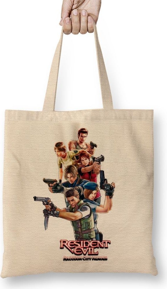 Baskı Dükkanı Print Shop Residentevil Tote Bag Long Handle 