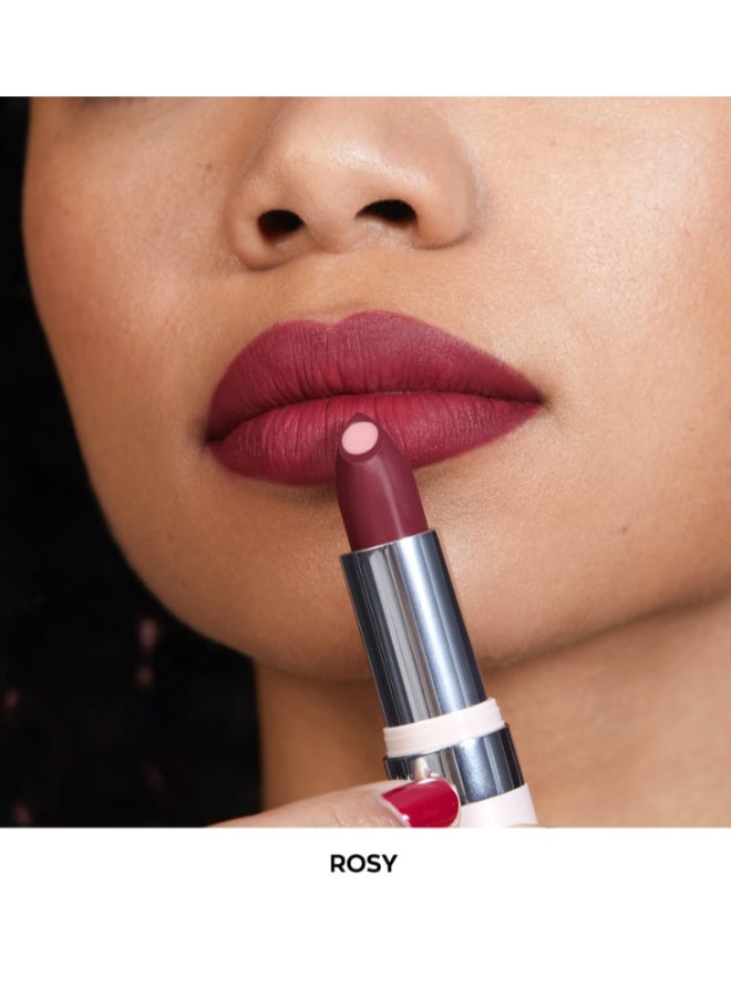 AVON Hydramatic Matte Lipstick With A Hydrating Hyaluronic Core Hydra Rosy - Image 3