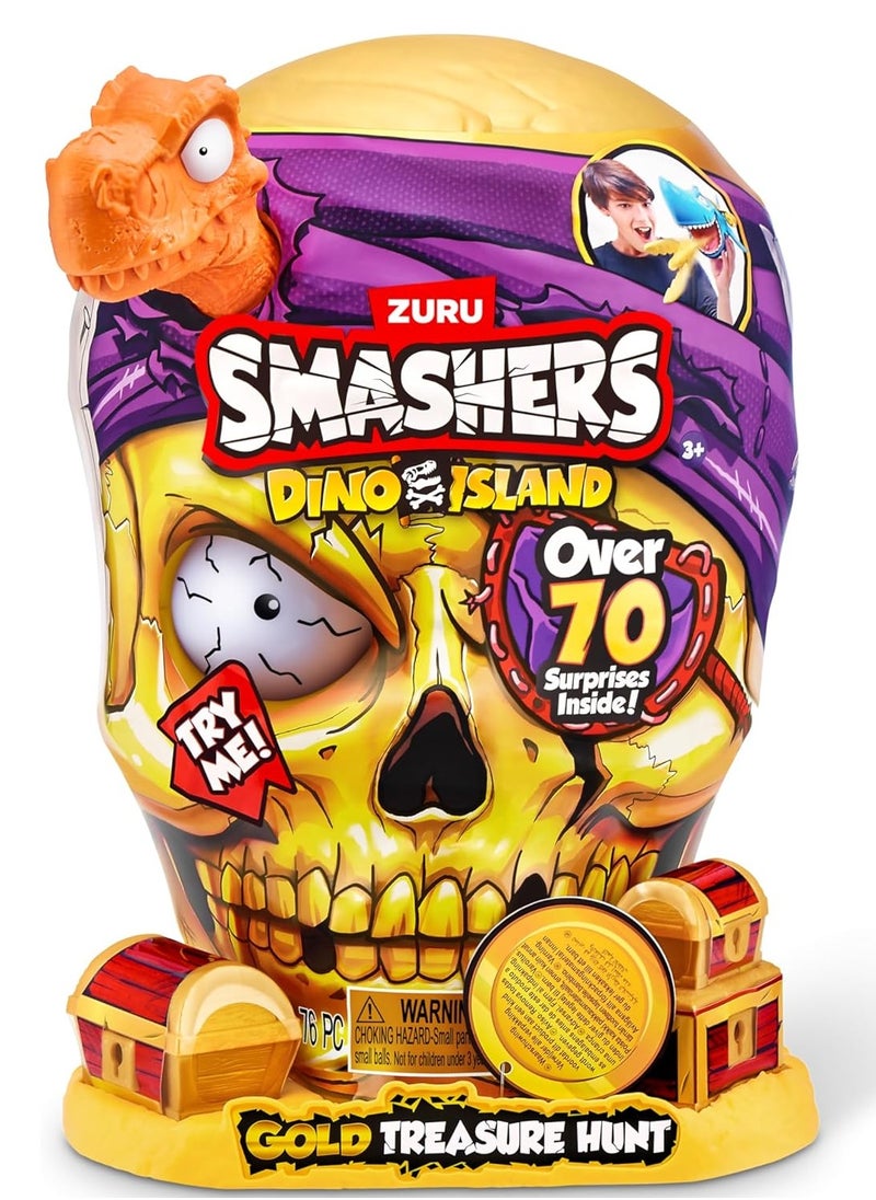 ZURU Zuru Smashers Dino Island - Gold Treasure Hunt - Assorted  - Image 1