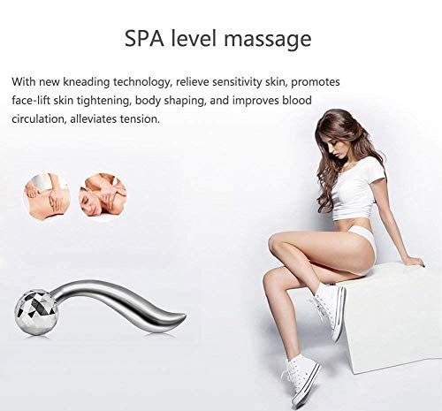 WEPTIX® (FREE) Face ice roller,3D Manual Roller Face Body Massager With And Anti Aging 100% Natural Jade Stone Roller Msagger With Gua Sha Tools for Face and Body Massager - Image 3