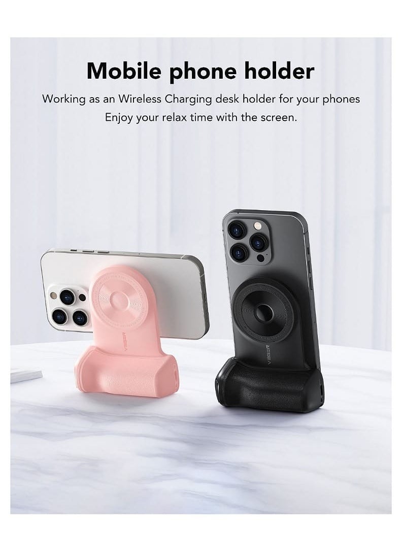 VEGER - Magnetic SnapCam handle Wireless Charging Power Bank 5000mAh - Image 1