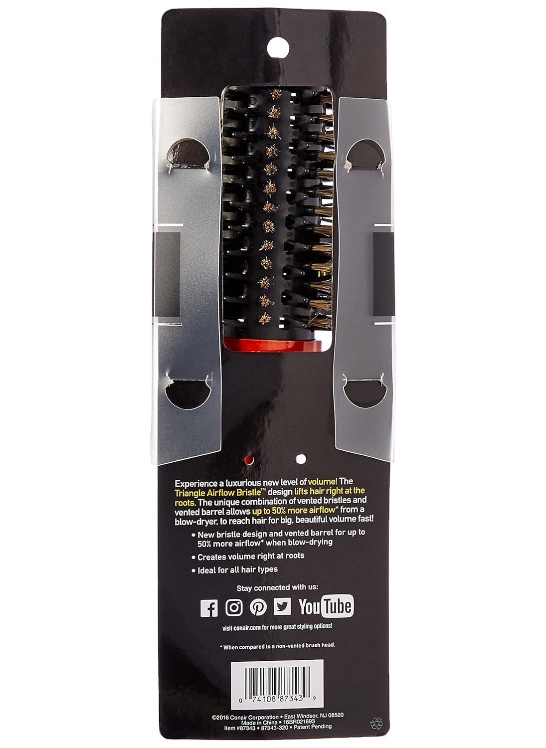 CONAIR Conair Infiniti Ultimate Root Booster Brush Medium  - Image 2