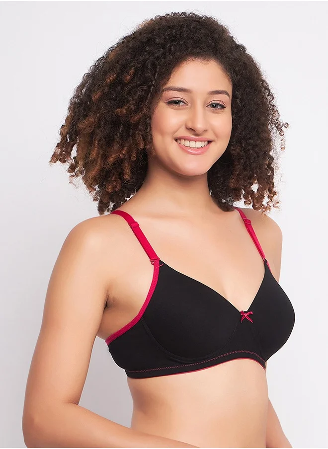 Clovia Clovia Pack of 2 Cotton Padded Non-Wired Multiway T-shirt Bra