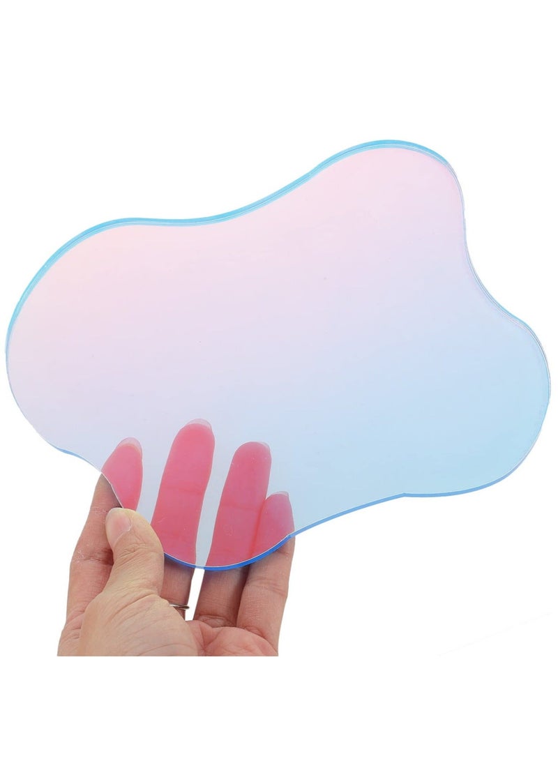 كابتن تيك Acrylic Irregular Coasters, Clear Acrylic Drink Coasters Creative Decorative Plate Mug Pad, Coffee Cup Novelty Coasters for Drinks, Photos, Coffee Table, Shooting Props, Home Decorations (2Pcs) - Image 2