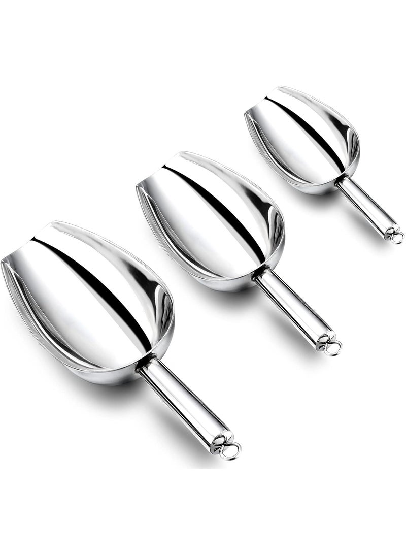 Ayda Stainless Steel Food Scoop 8oz – Large Capacity Serving & Storage Scoop with Handle - Image 5