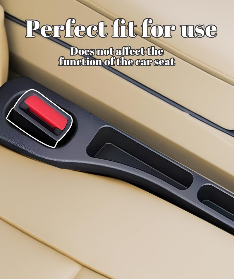 AGMITRAKA Car Seat Gap Filler, 6-Pack Car Seat Side Gap Filler Organizer, Universal Fit for Most Vehicles, Prevents Items from Falling into Seat Gaps, 40 x 7 x 3.2 cm - Image 4