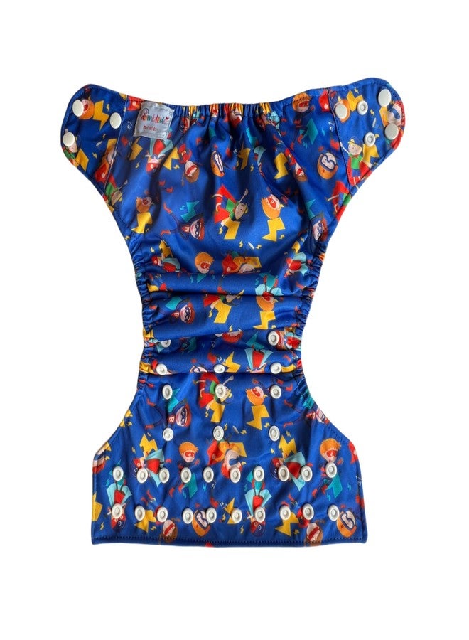 حفاضات دمبلدو إيليت القماشية مع ماصة سحرية (عبوة واحدة) | ملائمة تمامًا | قابلة لإعادة الاستخدام والغسل | سريعة الجفاف | مصممة من قبل الأمهات | من 3 أشهر إلى 3 سنوات | للجنسين - Image 2