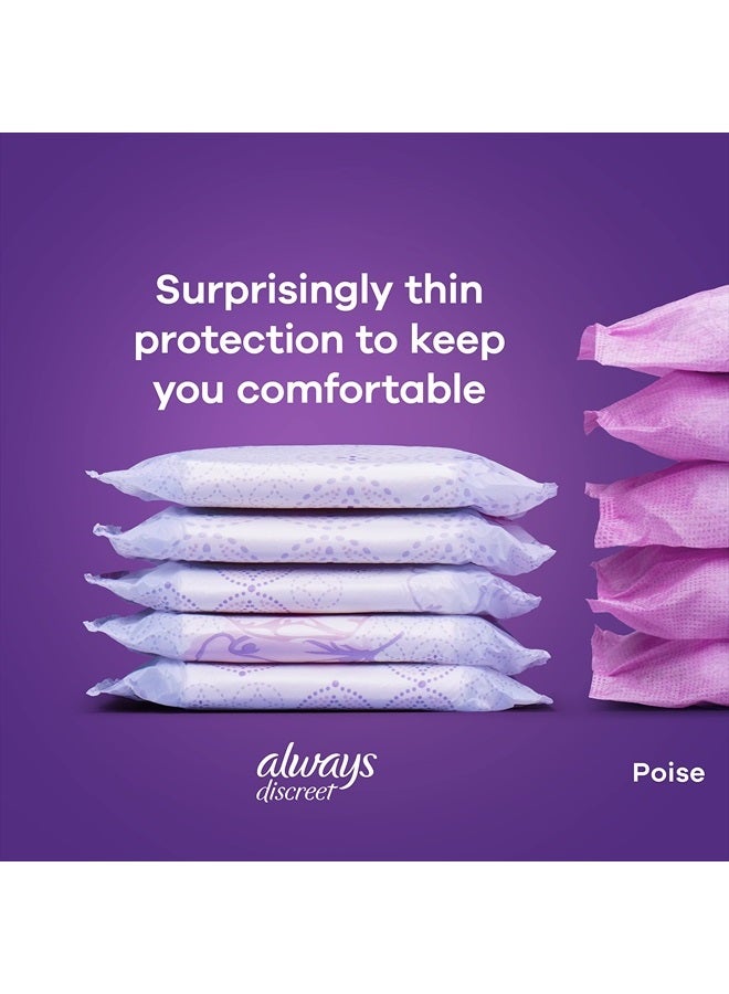 Always Discreet Incontinence Pads for Women and Postpartum Pads, Extra Heavy, 33 CT, up to 100% Bladder Leak Protection - Image 4
