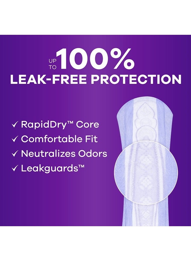 Always Discreet Incontinence Pads for Women and Postpartum Pads, Extra Heavy, 33 CT, up to 100% Bladder Leak Protection - Image 2