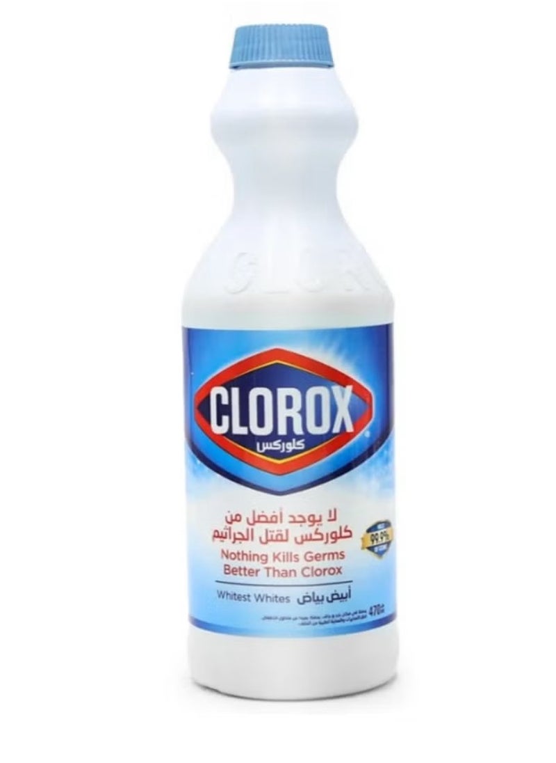 Clorox Original Liquid Bleach Household Cleaner and Disinfectant 470 ml 