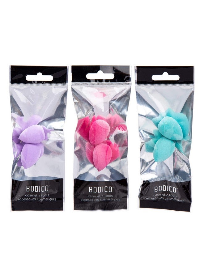 Bodico Set Of Two Mini Makeup And Face Beauty Sponge Blenders 0.89L X 0.89W X 1.38H Pink - Image 3