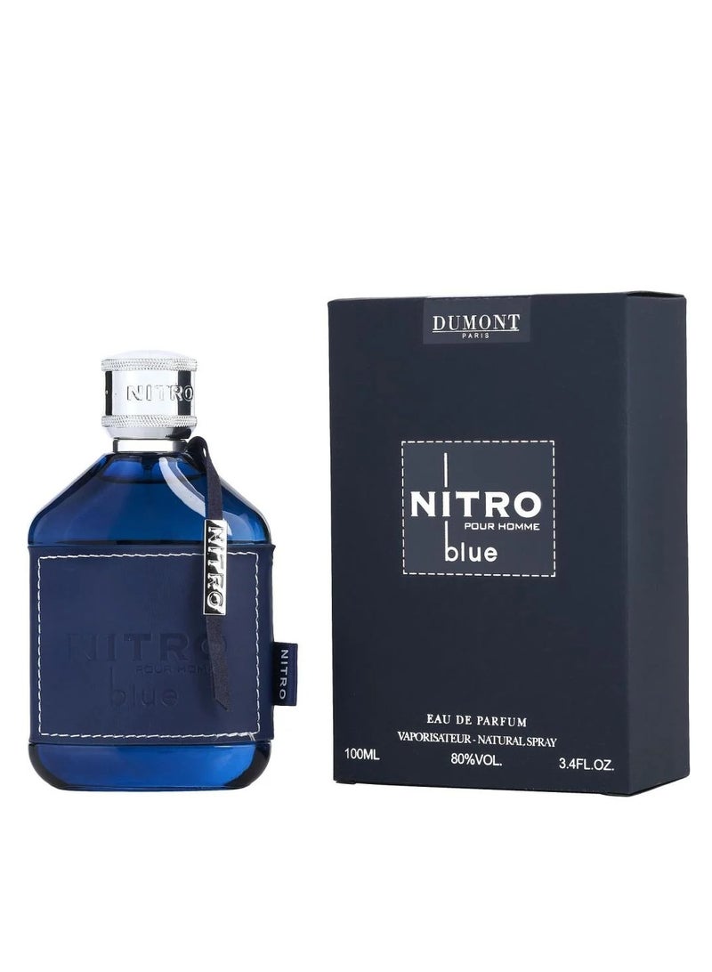 Dumont Nitro Blue Diamond perfume for men - Eau de Parfum - 100ml