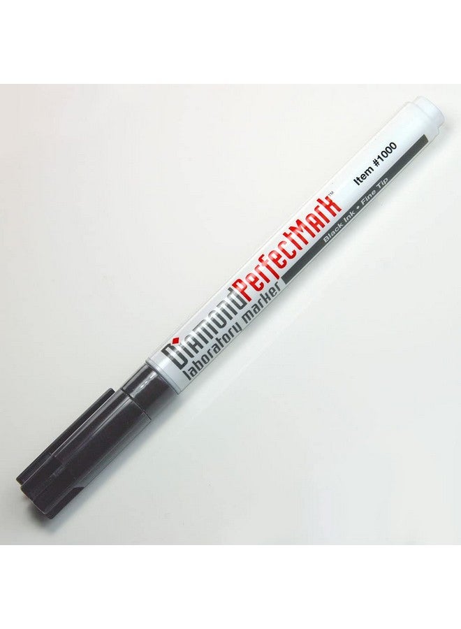 1000 Diamond Perfect Mark Laboratory Marker, Black, Pack Of 10