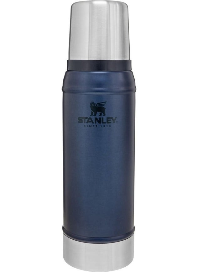 Stanley Classic Legendary Bottle .75L 25Oz Navy Blue Unisex Thermos 10-01612-041  - Image 1