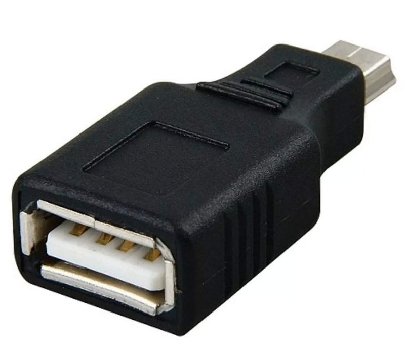 CentIoT - USB to USB Coupler Adapter – Type A Female -to- Mini B 5Pin Male OTG Host Converter - Image 2