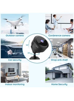 Generic A9 Wi-Fi Mini Monitoring Surveillance Camera | 1080P HD Security Night Clear Vision | Hidden Recording Voice Camera | Suitable for Car, Home, Office, Warehouse, Shop, Indoor & Outdoor Security Safety  - Image 2
