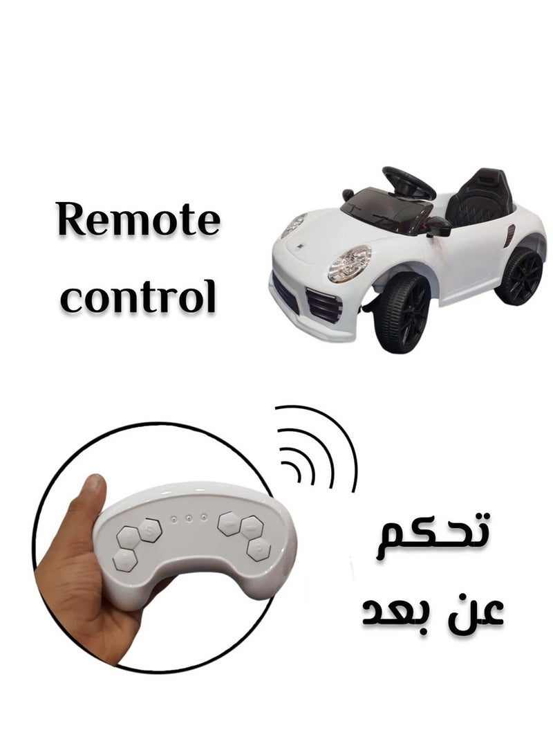 MULHEM Exciting Porsche Electric Kids Car: Ages 2-5, Remote Control, Vibrating Feature, Fast Charger Included - Image 4