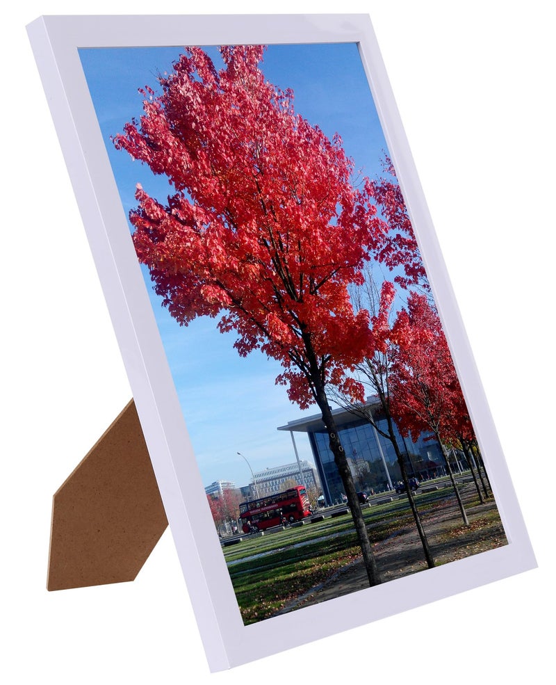 Medog 8.5x11 Picture Frame White  Document Certificate Frames Display Display Pictures 8.5x11 Poster Frame  8.5x11 Off-White 1Pack - Image 1