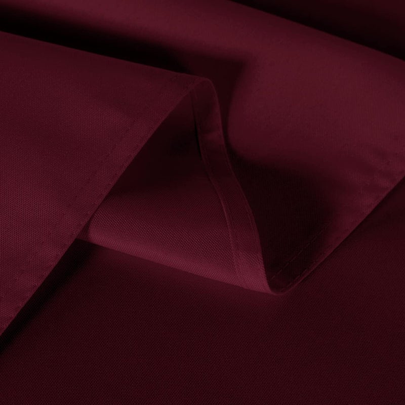 sancua 2 Pack Burgundy Tablecloth 54 x 78 Inch, Rectangle 4 Feet Table Cloth - Stain and Wrinkle Resistant Washable Polyester Table Cover for Dining Tables, Buffet Parties and Camping - Image 5